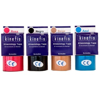 Savings Pack - 12 Neuromuscular Bandage Rolls - Kinefis Kinesiology Tape 5 cm x 5 meters